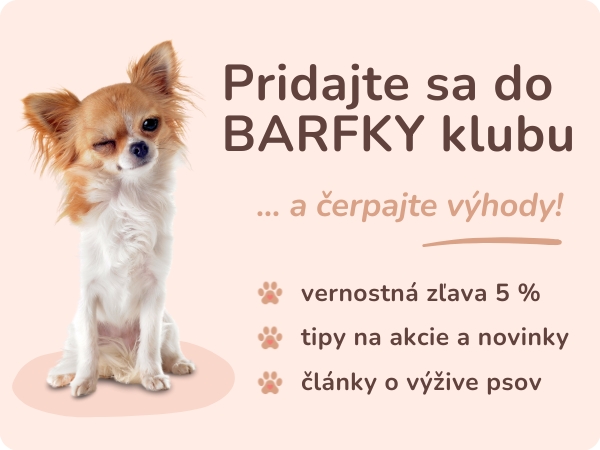 Pridajte sa do BARFKY klubu!